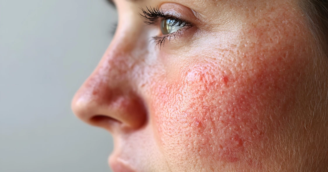 Inflammed Skin on face